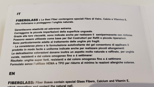 Rebecca | Fiberglass Base Semipermanente Costruttore Robusto da 10ml